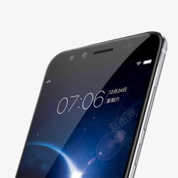 VIVOX9智能手机黑色正面素材