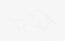 极简主义的公牛图案素材
