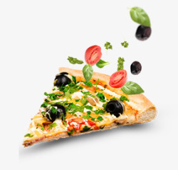 蔬菜披萨均衡营养素材