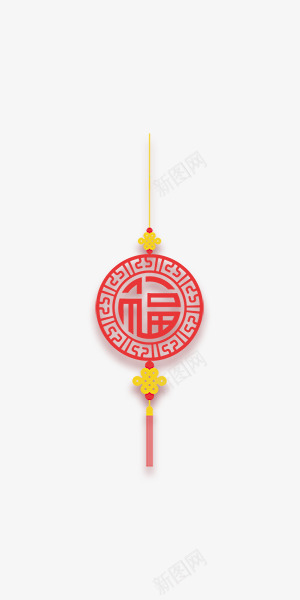中国风吊坠元素png免抠素材_88icon https://88icon.com 中国风 元素 古老 吊坠 红色