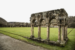 英国里沃兹修道院建筑风景五素材
