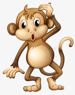 猴子头卡通小猴子高清图片