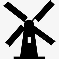 矢量风车房windmills1图标高清图片
