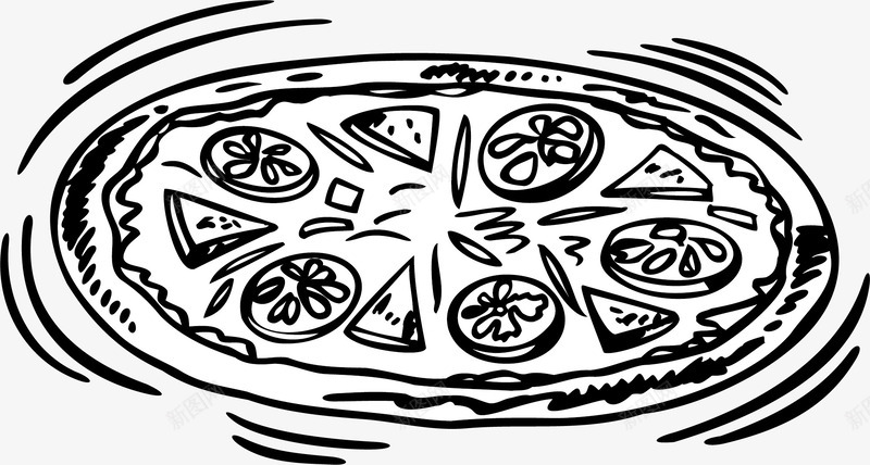 食物披萨矢量图ai免抠素材_88icon https://88icon.com 食物披萨 矢量图