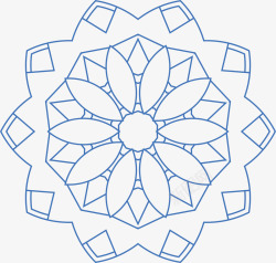 简约几何线条边框纹理矢量图素材