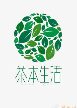 绿色生活草木健康品牌素材