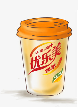 优乐美奶茶素材