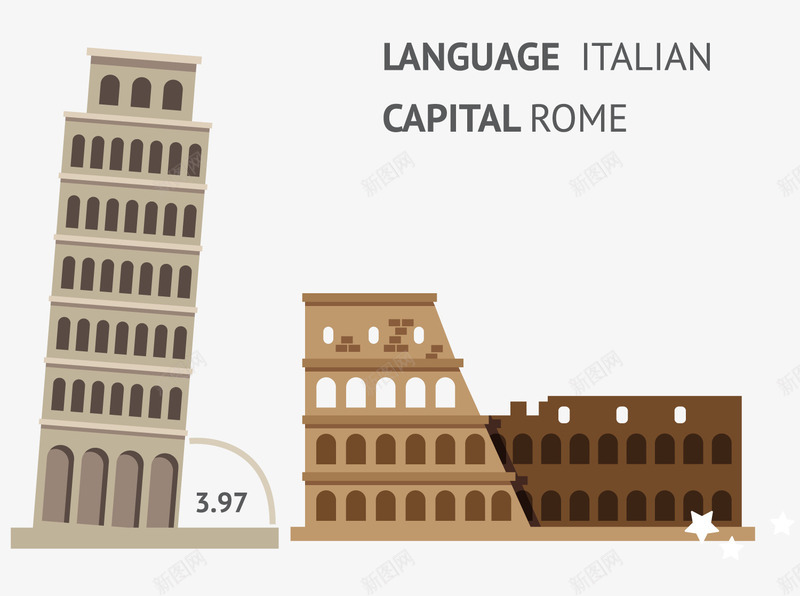 旅游文化之意大利古代建筑物png免抠素材_88icon https://88icon.com 地域文化 地标 威尼斯 意大利 意大利面 披萨 斜塔 旅游文化之意大利文化 橄榄油 面具