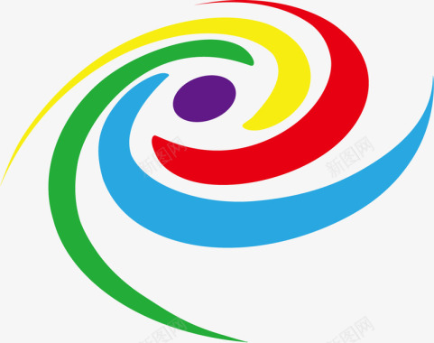 中山大学圆形logo创意标志图标图标