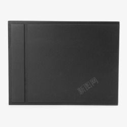 黑色牛皮信纸盒盘透明素材