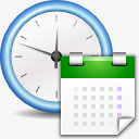 时间的流逝日期和时间设置图标图标