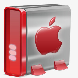 红MAC纯优雅的图标图标