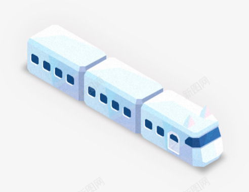 火车卡通火车装饰图标图标