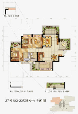 室内平面户型图素材