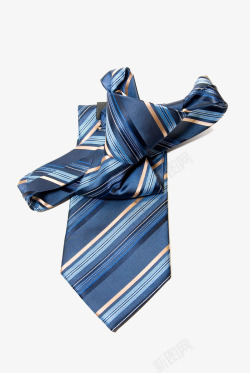蓝色商务领带素材