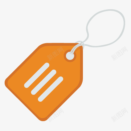 黄色吊牌png免抠素材_88icon https://88icon.com 卡通吊牌 卡通柜子吊牌 卡通衣服吊牌 吊牌