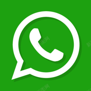 免抠素材WhatsApp可爱的平板社交媒体图标图标