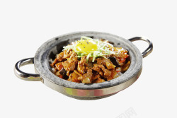 石锅烤肉拌饭韩式拌饭素材