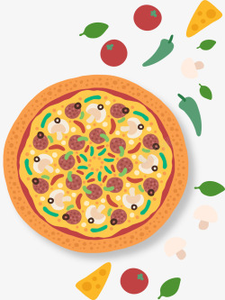 热辣披萨墨西哥热辣披萨高清图片