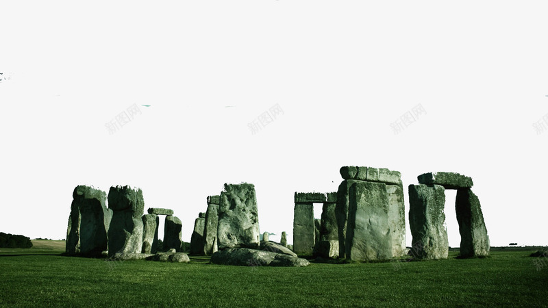 英国巨石阵五psd免抠素材_88icon https://88icon.com 名胜古迹 旅游风景 著名建筑