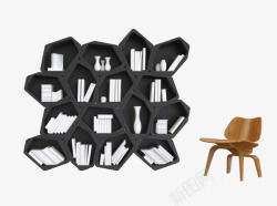 模块化蜂巢式多功能模块化家具高清图片
