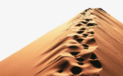 金色脚印金色沙漠脚印高清图片