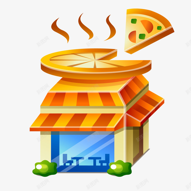 黄色美味披萨店卡通插画矢量图ai免抠素材_88icon https://88icon.com 光泽 卡通插画 形状 披萨 美味 食物 黄色 矢量图