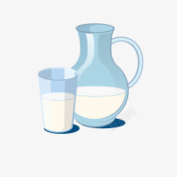 牛奶瓶矢量图素材