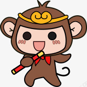 效果海报卡通七夕猴子png免抠素材_88icon https://88icon.com 卡通 效果 海报 猴子