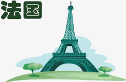 地址地点设计法国巴黎矢量图高清图片