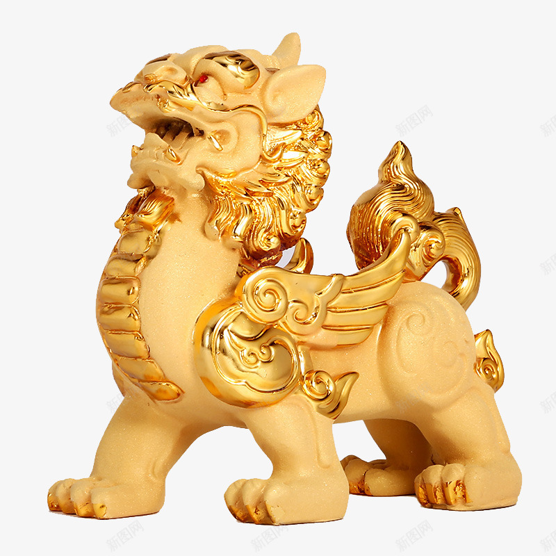开光镀金貔貅摆件png免抠素材_88icon https://88icon.com 开光貔貅 招财貔貅 描金工艺品 描金摆件 金边貔貅 镀金工艺
