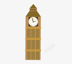 英国伦敦大本钟矢量图素材