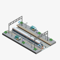 创意卡通建筑物矢量图素材