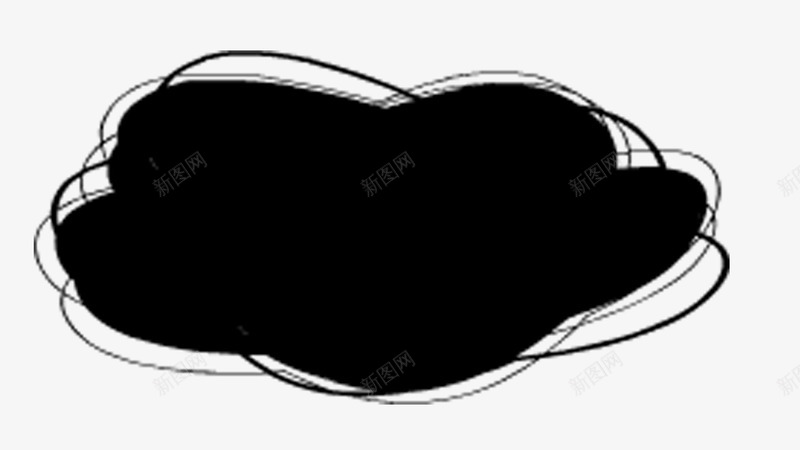 儿童可爱对话框png免抠素材_88icon https://88icon.com 云状 文本框 黑色