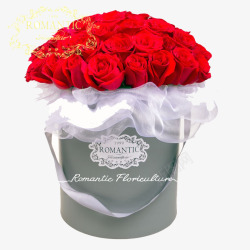 礼盒袋红色玫瑰花素材