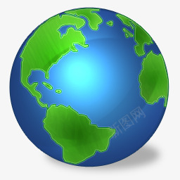 地球免扣元素全球连接的图标图标