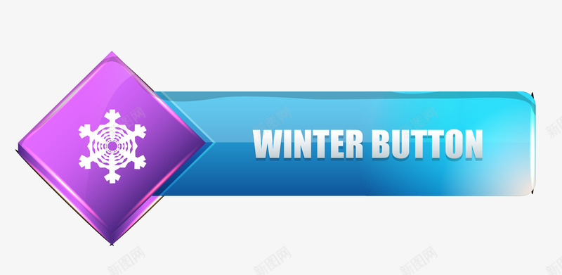 按钮立体质感彩色png免抠素材_88icon https://88icon.com 光泽紫色 按键 立体蓝色