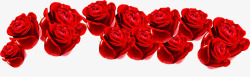 红色玫瑰恋爱元素素材