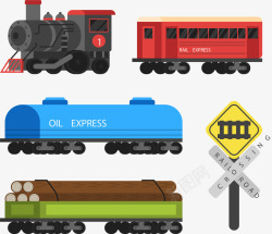 木材运输货物运输火车高清图片