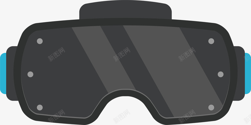 眼罩虚拟现实游戏矢量图ai免抠素材_88icon https://88icon.com 影音 智能 智能穿戴 游戏 眼罩 矢量图设计 科技 虚拟现实 设计 矢量图
