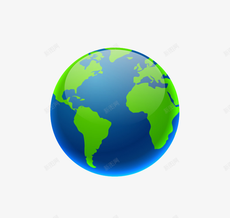 精美蓝色地球png免抠素材_88icon https://88icon.com 保护环境 公益广告素材 地球 环保 生态地球 蓝色地球