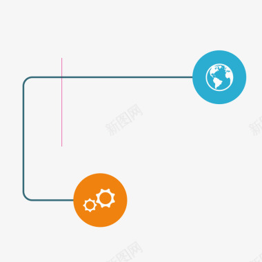 SALES标签彩色圆形链接图标图标