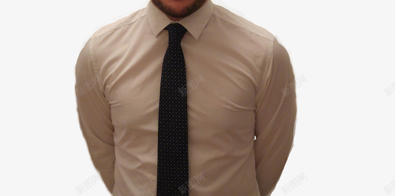 戴领带白衬衣的男人png免抠素材_88icon https://88icon.com 商务人士 白色衬衣 领带 黑色领带
