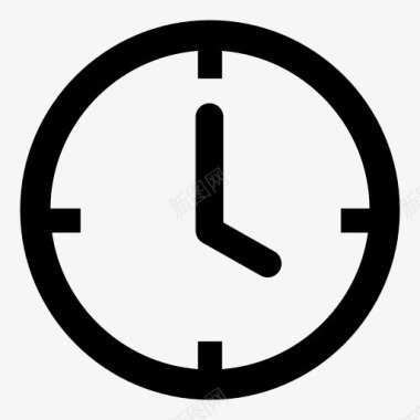女人时间报警时钟分钟时间定时器看自图标图标
