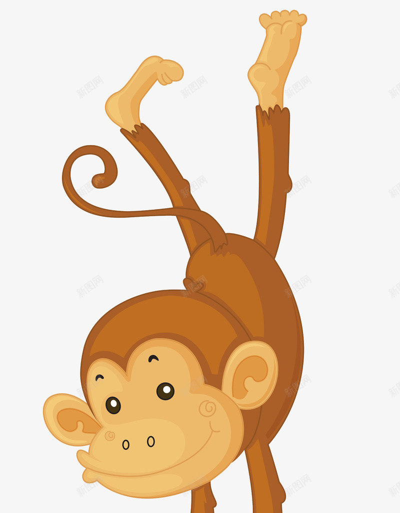 倒立的猴子png免抠素材_88icon https://88icon.com 倒立 动物 哺乳动物 猴子 猴子尾巴