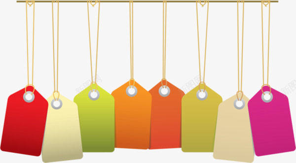 卡通手绘吊牌标签图案png免抠素材_88icon https://88icon.com 吊牌 标签 标签图案
