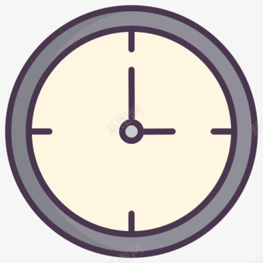 会议约会时钟时钟面会议时间表时间看图标图标