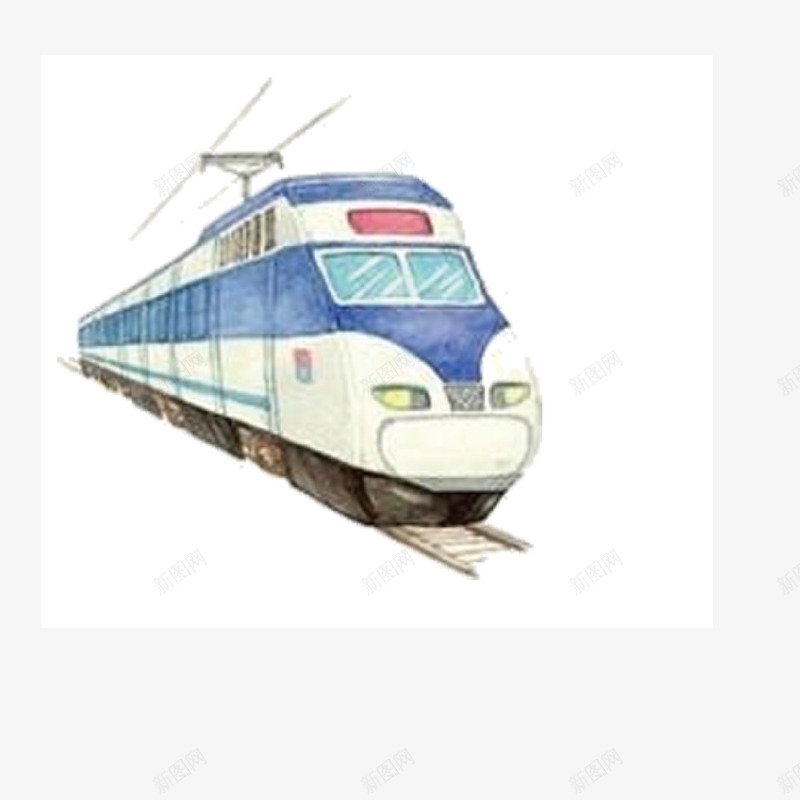 火车插画矢量图eps免抠素材_88icon https://88icon.com 免费png图片 创意 插画 火车 矢量图