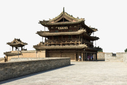 复古独特中国风旅游塞外图素材