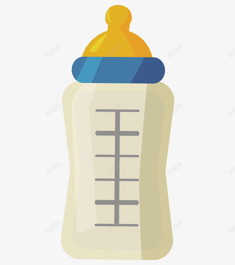 一个白色奶瓶矢量图eps免抠素材_88icon https://88icon.com 一个奶瓶 奶瓶 奶瓶PNG 白色 白色奶瓶 矢量奶瓶 矢量图